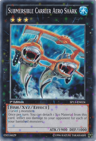 Submersible Carrier Aero Shark [SP13-EN024] Starfoil Rare (ONLINE ORDER ONLY)