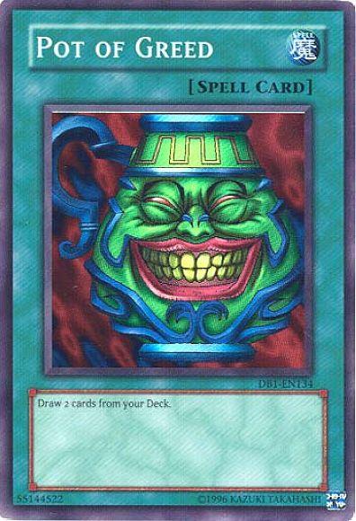 Pot of Greed [DB1-EN134] Super Rare (ONLINE ORDER ONLY)