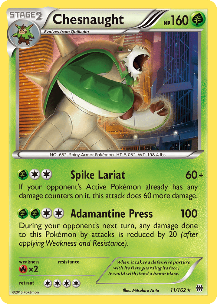 Chesnaught (11/162) [XY: BREAKthrough] (Online Only)
