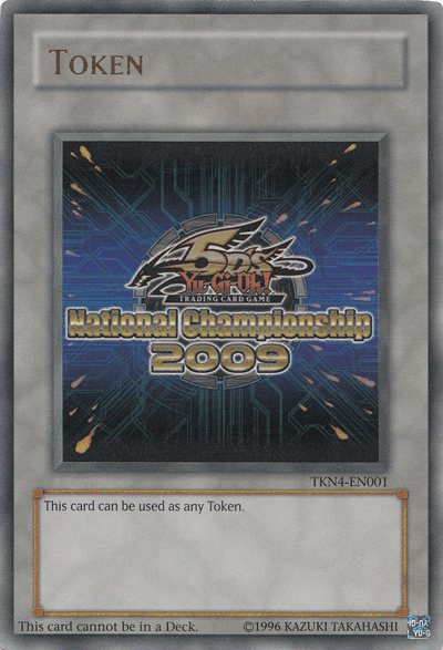 Yu-Gi-Oh 5D's 2009 National Championship Token [TKN4-EN001] Ultra Rare (ONLINE ORDER ONLY)