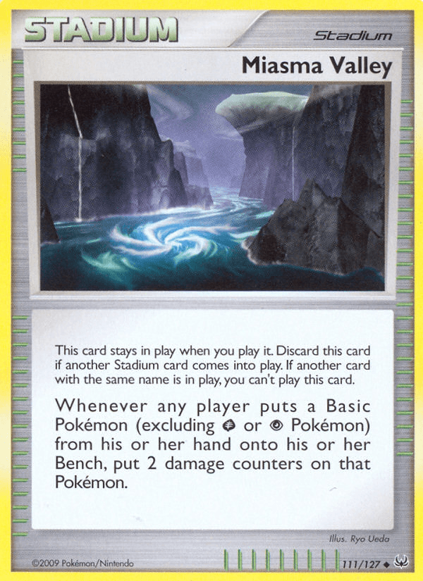 Miasma Valley (111/127) [Platinum: Base Set] (Online Only)