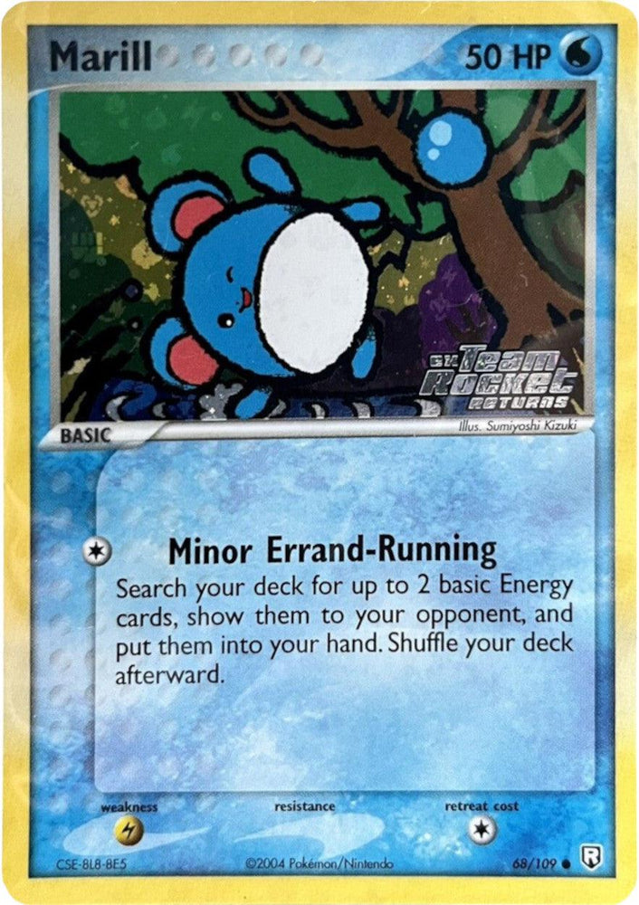 Marill (68/109) (Stamped) [EX: Team Rocket Returns] (Online Only)