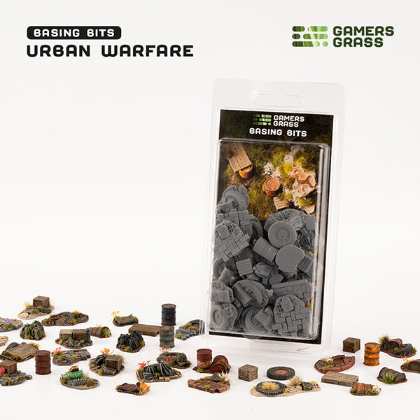 Gamers Grass Basing Bits: Urban Warfare (ONLINE ORDER ONLY)
