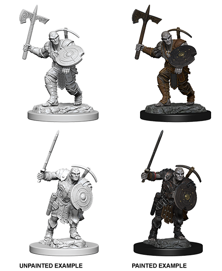 D&D: Nolzur's Marvelous Miniatures - Earth Gensai Male Fighter (ONLINE ORDER ONLY)