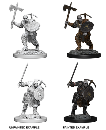 D&D: Nolzur's Marvelous Miniatures - Earth Gensai Male Fighter (ONLINE ORDER ONLY)