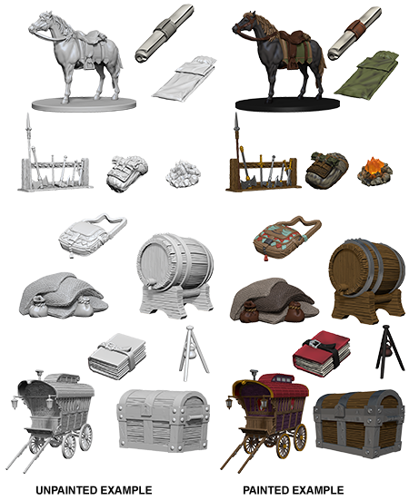 D&D: Nolzur's Marvelous Miniatures - Adventurer's Campsite (ONLINE ORDER ONLY)