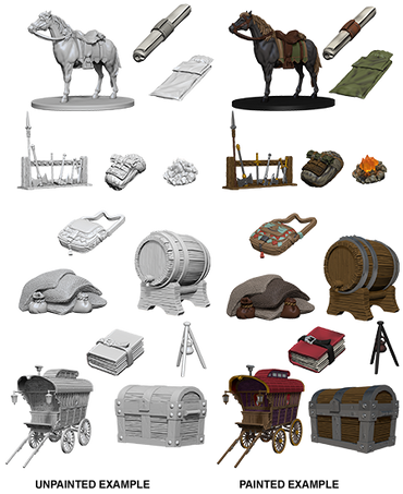 D&D: Nolzur's Marvelous Miniatures - Adventurer's Campsite (ONLINE ORDER ONLY)