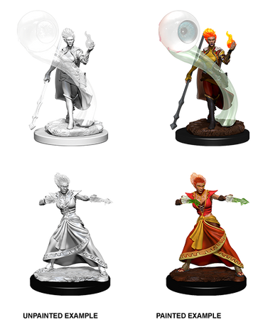 D&D: Nolzur's Marvelous Miniatures - Fire Genasi Female Wizard (ONLINE ORDER ONLY)
