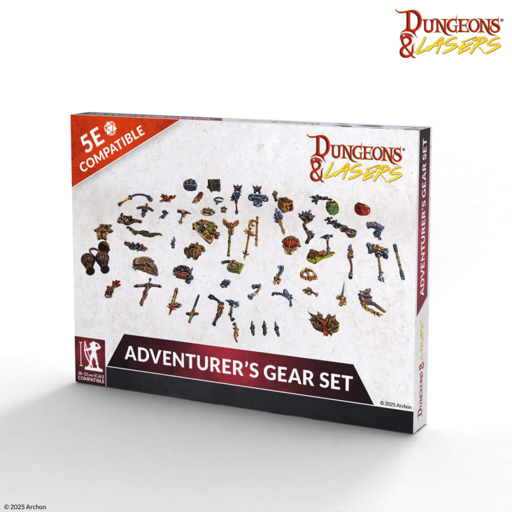 Dungeons & Lasers: Adventurer's Gear Set (ONLINE ORDER ONLY)