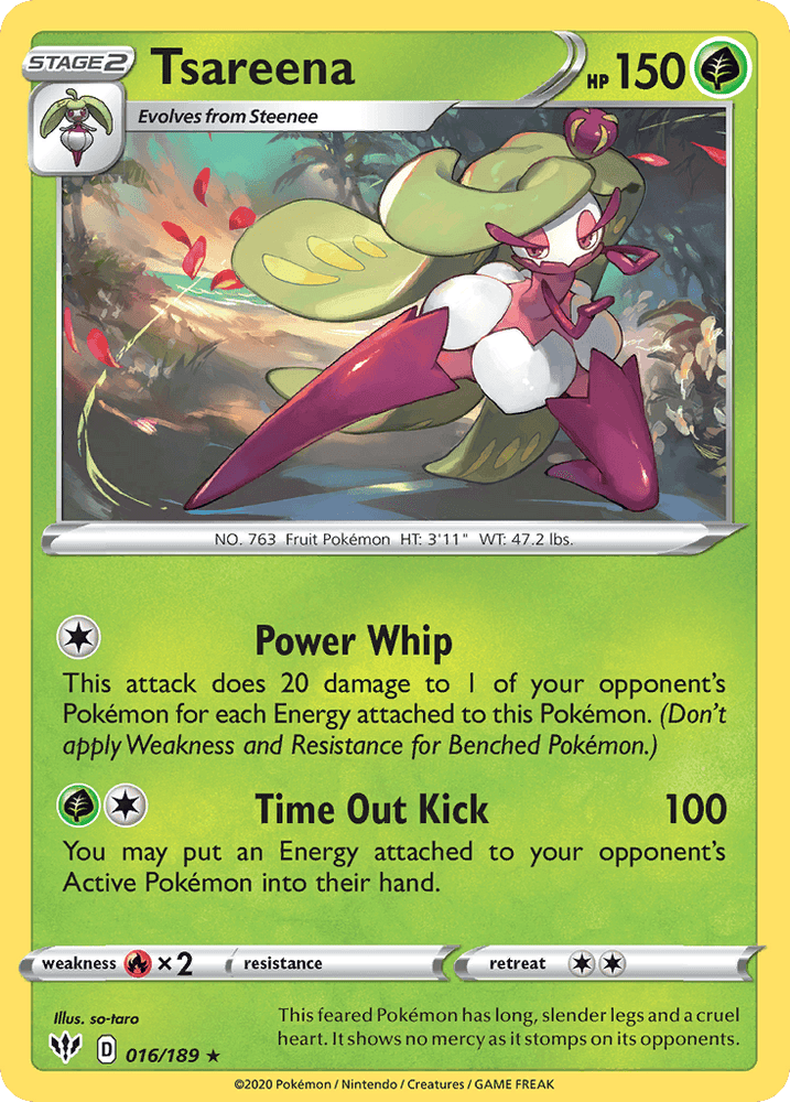 Tsareena (016/189) [Sword & Shield: Darkness Ablaze] (Online Only)