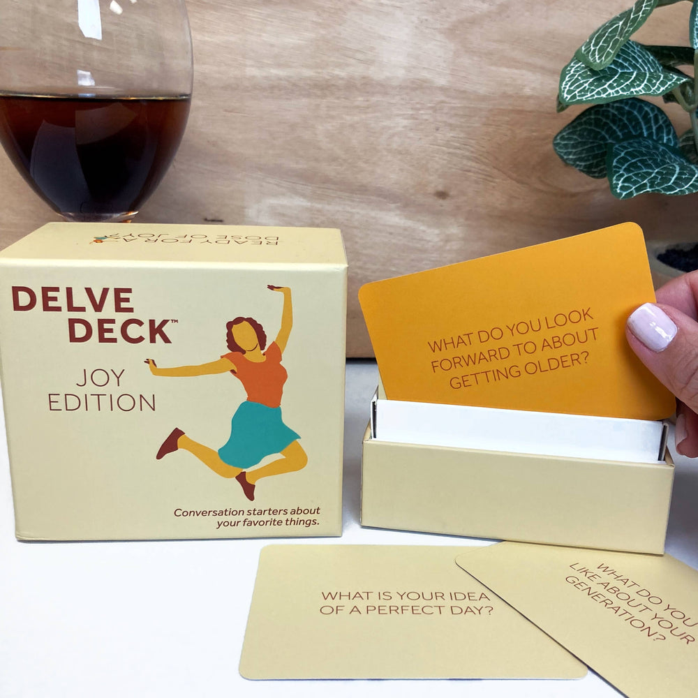 Delve Deck Conversation Cards - Joy Edition (ONLINE ORDER ONLY)