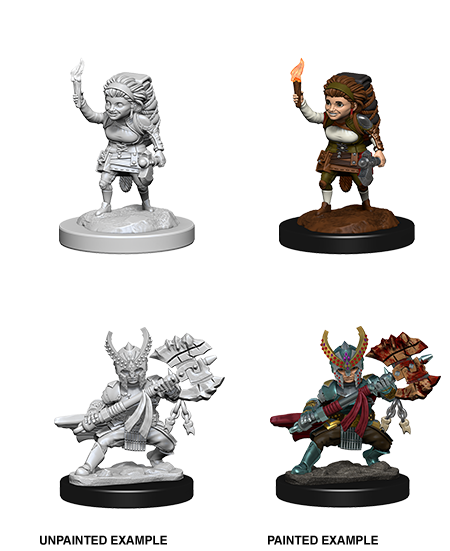 D&D: Nolzur's Marvelous Miniatures - Halfling Female Fighter (ONLINE ORDER ONLY)