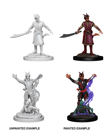 D&D: Nolzur's Marvelous Miniatures - Tiefling Male Warlock (ONLINE ORDER ONLY)