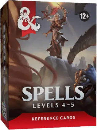 Dungeons & Dragons Reference Cards - Spells Levels 4-5 (ONLINE ORDER ONLY)