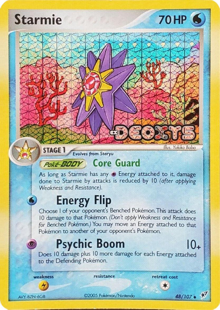 Starmie (48/107) (Stamped) [EX: Deoxys] (Online Only)