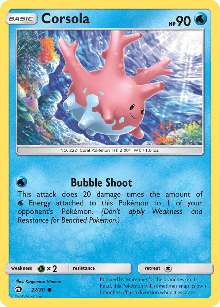 Corsola (27/70) [Sun & Moon: Dragon Majesty] (Online Only)
