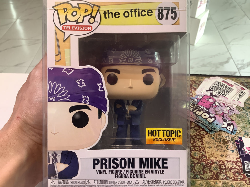 Funko Pop Televison The Office Prison Mike 875 HOT TOPIC EXCLUSIVE (ONLINE ORDER ONLY)