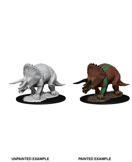 D&D: Nolzur's Marvelous Miniatures - Triceratops (ONLINE ORDER ONLY)