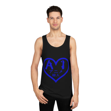 Anime Imports 2010 Heart Logo (Blue) Unisex Soft Tank Top