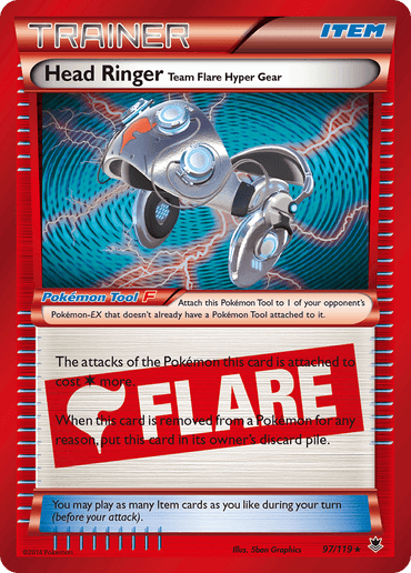 Head Ringer Team Flare Hyper Gear (97/119) [XY: Phantom Forces] (Online Only)