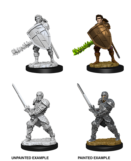 D&D: Nolzur's Marvelous Miniatures - Human Male Fighter (ONLINE ORDER ONLY)