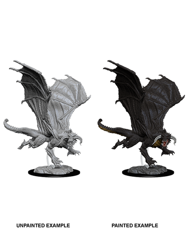 D&D: Nolzur's Marvelous Miniatures - Young Black Dragon (ONLINE ORDER ONLY)