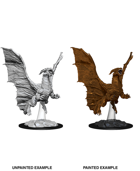 D&D: Nolzur's Marvelous Miniatures - Young Copper Dragon (ONLINE ORDER ONLY)