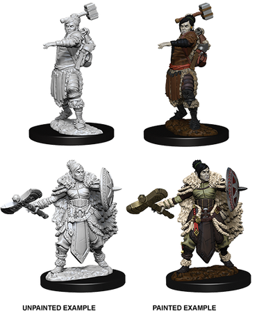 D&D: Nolzur's Marvelous Miniatures - Half-Orc Female Barbarian (ONLINE ORDER ONLY)
