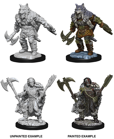D&D: Nolzur's Marvelous Miniatures - Half-Orc Male Barbarian (ONLINE ORDER ONLY)