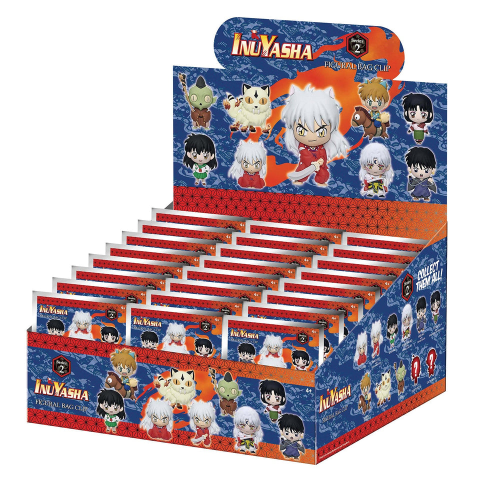 Inuyasha 25th Anniversary 3D Foam Bag Clip – Series 2 Blind Box