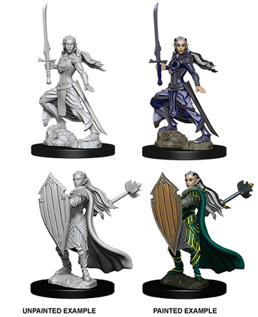 D&D: Nolzur's Marvelous Miniatures - Elf Female Paladin (ONLINE ORDER ONLY)