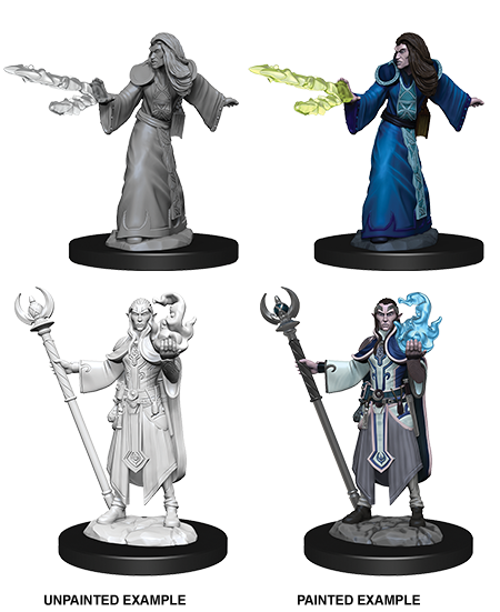 D&D: Nolzur's Marvelous Miniatures - Elf Male Wizard (ONLINE ORDER ONLY)
