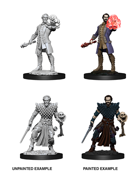 D&D: Nolzur's Marvelous Miniatures - Human Male Warlock (ONLINE ORDER ONLY)