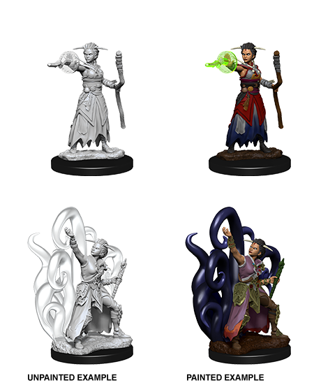 D&D: Nolzur's Marvelous Miniatures - Human Female Warlock (ONLINE ORDER ONLY)