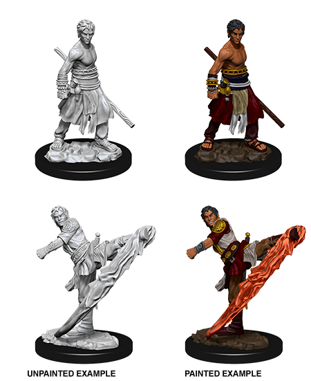 D&D: Nolzur's Marvelous Miniatures - Half-Elf Male Monk (ONLINE ORDER ONLY)