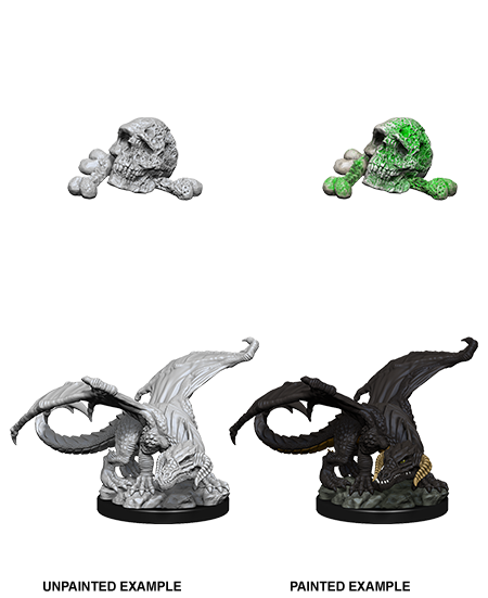 D&D: Nolzur's Marvelous Miniatures - Black Dragon Wyrmling (ONLINE ORDER ONLY)