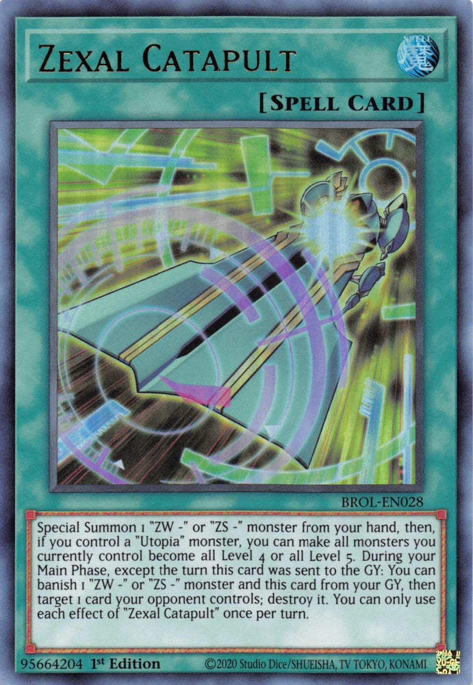 Zexal Catapult [BROL-EN028] Ultra Rare (ONLINE ORDER ONLY)