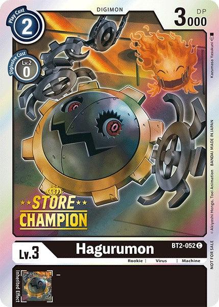 Hagurumon [BT2-052] (Store Champion) [Release Special Booster Promos] (ONLINE ORDER ONLY)