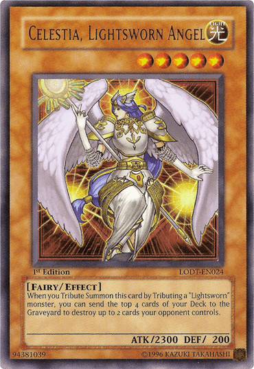 Celestia, Lightsworn Angel [LODT-EN024] Ultra Rare (ONLINE ORDER ONLY)
