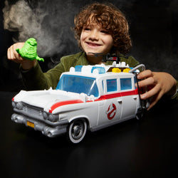Ghostbusters Track & Trap Ecto-1 Toy Vehicle with Fright Features Ecto-Stretch Tech Slimer (Online Order Only)