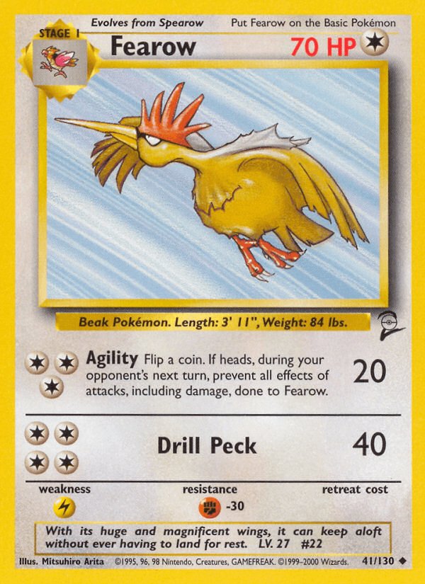 Fearow (41/130) [Base Set 2] (Online Only)