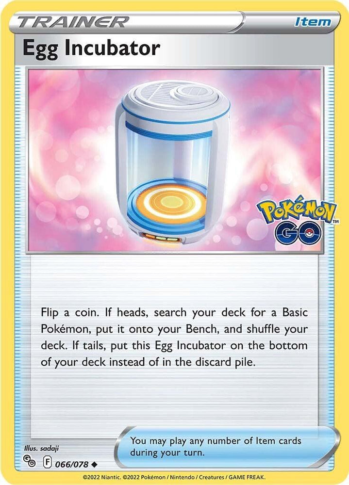 Egg Incubator (066/078) [Pokémon GO] (Online Only)