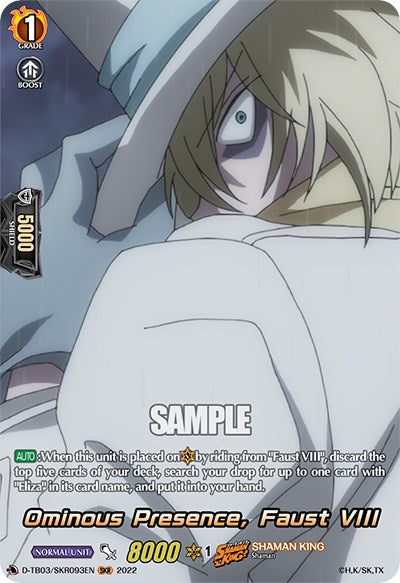 Ominous Presence, Faust VIII (D-TB03/SKR093EN) [Shaman King]