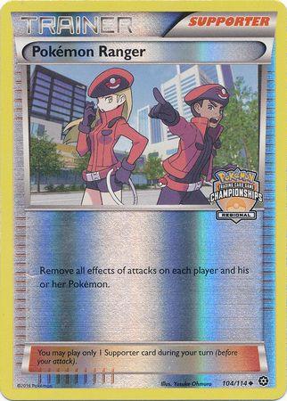 Pokemon Ranger (104/114) (Championship Promo) [XY: Steam Siege] (Online Only)