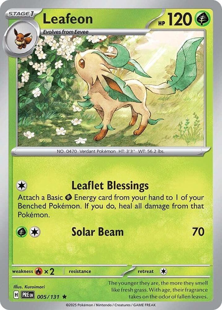 Leafeon (005/131) [Scarlet & Violet: Prismatic Evolutions] (Online Only)