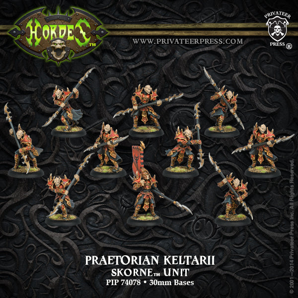 Hordes: Skorne Praetorian Keltarii Swordsmen Unit (ONLINE ORDER ONLY)