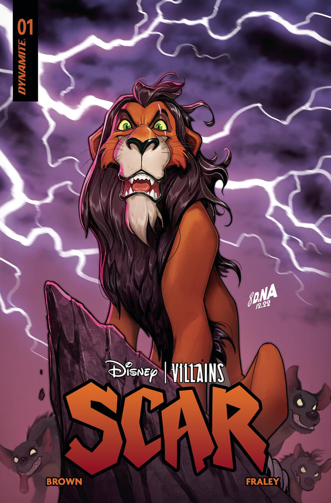 Disney Villains Scar #1 G 1:10 David Nakayama Original Variant (04/05/2023) Dynamite (ONLINE ORDER ONLY)