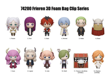 Frieren Beyond Journey’s End 3D Foam Bag Clip, Series 1