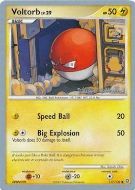 Voltorb LV.29 (117/132) (Intimidation - Tristan Robinson) [World Championships 2008] (Online Only)