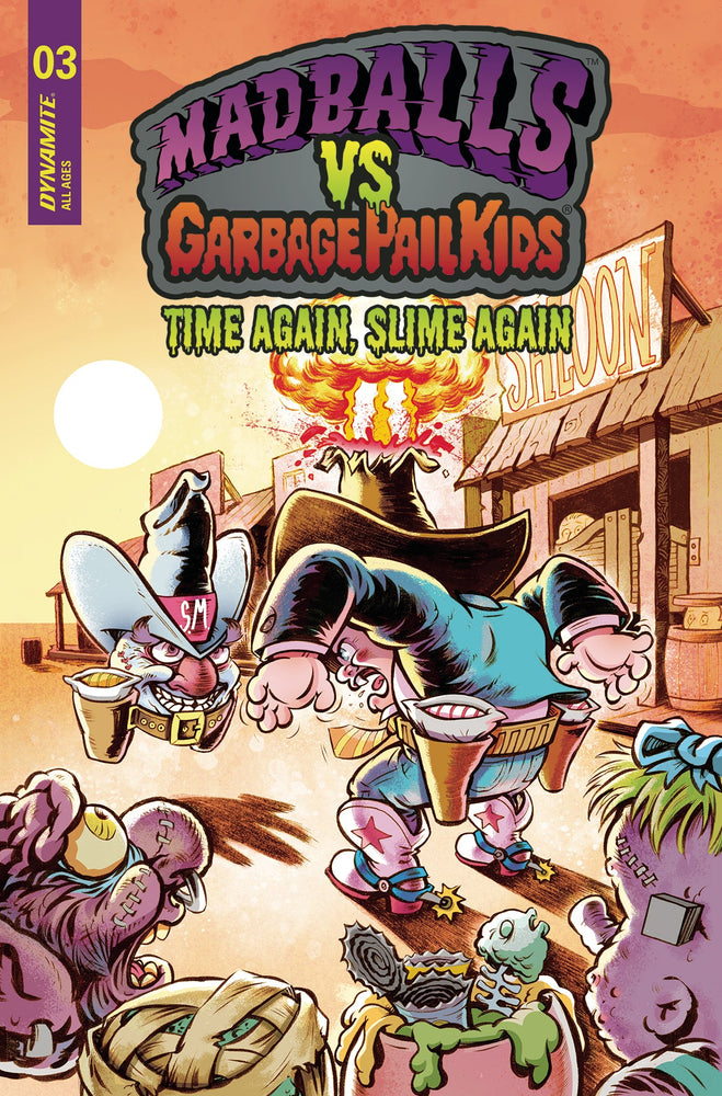 Madballs Vs Garbage Pail Kids Slime Again #3 B Jason Crosby Variant (04/12/2023) Dynamite (ONLINE ORDER ONLY)